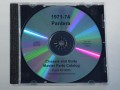 1971-74 Pantera Chassis/Body Master Parts Catalog CD