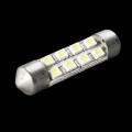 8 SMD Courtesy Light Bulb - 41mm Festoon Type - Cool White
