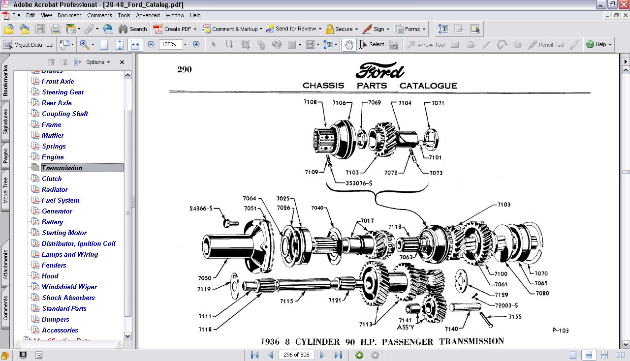 1928-48 Ford Car & 1928-47 Truck Master Parts Text & Illustrations