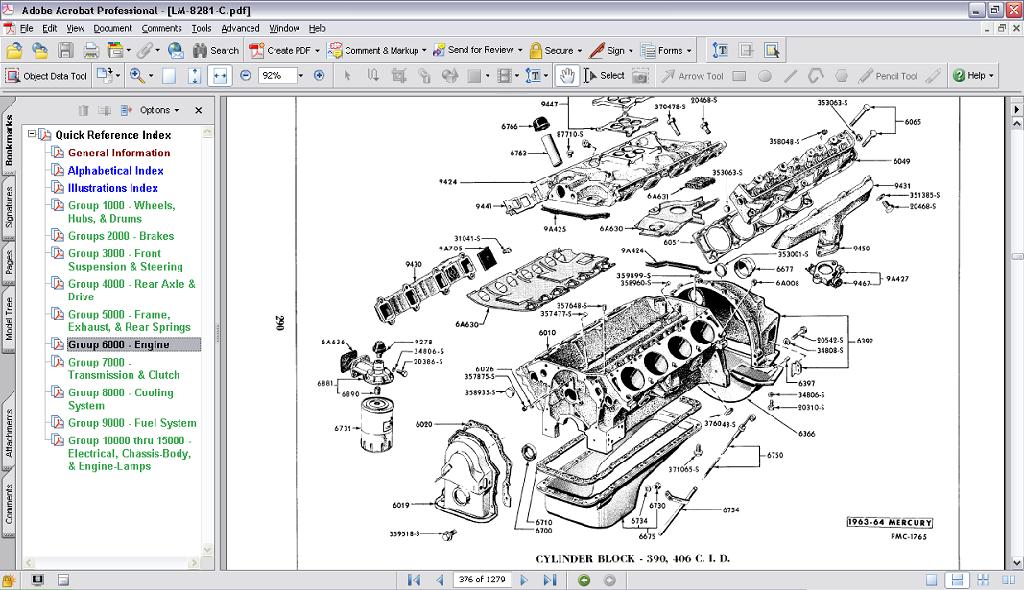 1960 Lincoln Engine Diagram