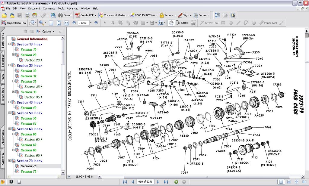 Ford Parts Diagrams Shop Manual
