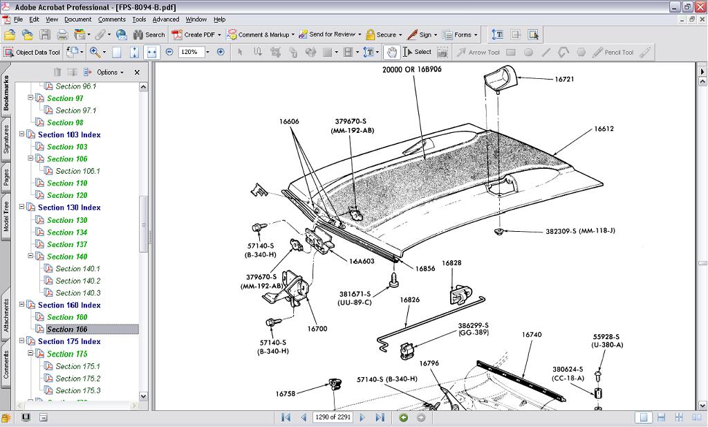 1973-79 Ford Car Complete Master Parts Text & Illustrations Catalog CD